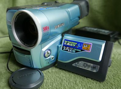 Samsung VP-L600 Video Camera, 8mm Camcorder