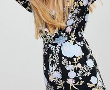 asos dress multicoloured