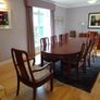 Asian Hard Wood (teak) Hand Made Dining table & 10 Chairs Image 2