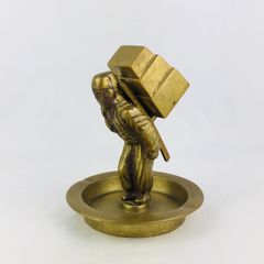 Art Deco brass ashtray