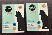 Cosma Soup Tuna with Carrots Box 24 x 40g  - cat wet food