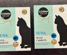 Cosma Soup Tuna with Carrots Box 24 x 40g  - cat wet food