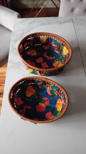 Baskets  x 2 lined