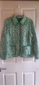 Green & White  Rue de Femme Jacket