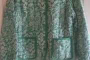 Green &amp; White  Rue de Femme Jacket
