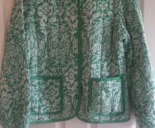Green & White  Rue de Femme Jacket