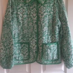 Green & White  Rue de Femme Jacket