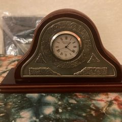 Irish pewter clock free postage