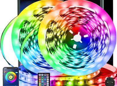 LED Strip Lights 30M - Colour Changing App & Remote - Brand New