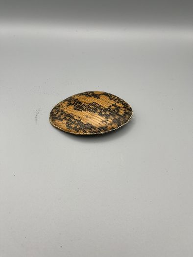 Vintage Snakeskin Pattern Belt Buckle - Oval Western Style, Pre-Owned with Patin