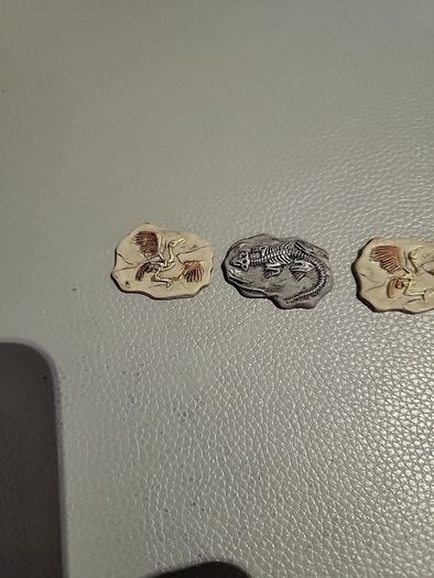 Set of 5 resin fossils