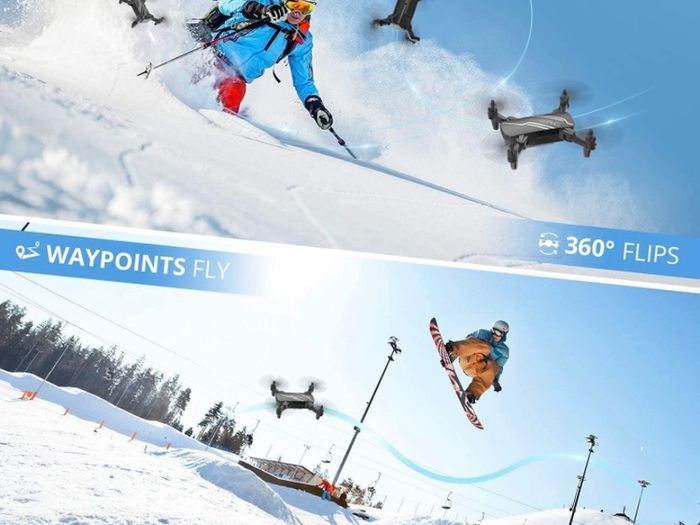 720P HD FPV Camera Remote Control Toys Gifts for Boys Girls with Altitude Hold, Headless Mode, One Key Start Speed Adjustment, 3D Flips 2 Batteries, Black MULTIPLE COLOURS AVAILABLE (FREE POSTAGE)