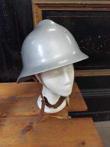 Vintage Military Firemans Helmet