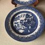 2 Churchill England 2 Dinner Willow plates 10.4" Image 4