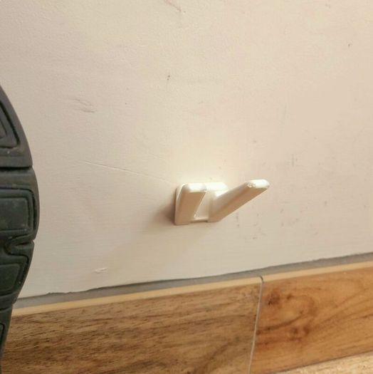 shoe rack wall mount 3d printed