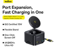 Baseus MagPro Series II 7-in-1 HUB Magnetic Wireless Charging 15W