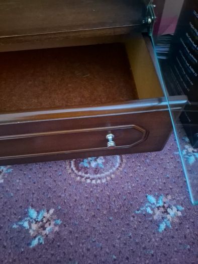 Mahogany Style Display Cabinet