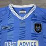 Genuine Vintage 2003 Reebok Manchester City Hone Jersey Shirt Mens L/XL Image 4