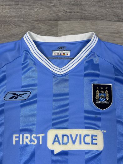 Genuine Vintage 2003 Reebok Manchester City Hone Jersey Shirt Mens L/XL