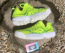 Designer FILA Disruptor 2 Neon White