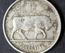 Ireland 1928 Silver Shilling Coin