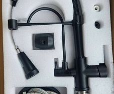 Kitchen Tap with pull down spray & filter tap