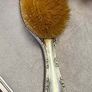 WWI-Era 1914 Henry Matthews Solid Sterling Silver Vanity Hairbrush Image 2