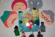 Red Riding Hood Masks, Puppets, Book
