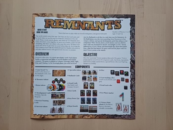 Remnants Science Fiction Board Game NEW SEALED