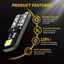 10Pcs W5W 168 194 T10 LED Canbus Light Bulbs 6000K WHite for Car Interior Dome Map Light Parking Lights Error Free 12V Image 3
