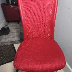 Red Ergonomic Mesh Office Chair  Stylish & Comfortable (Good Condition)