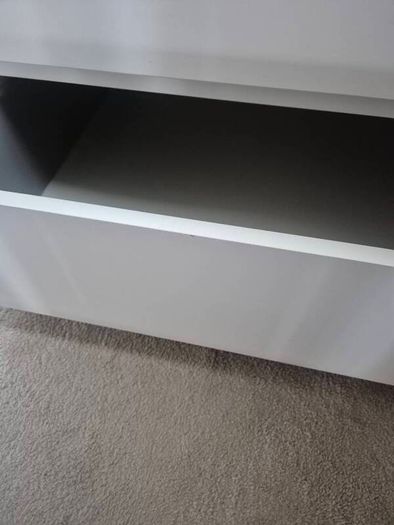 white chest of drawers
