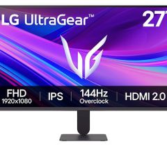 27inch LG UltraGear G4 Gaming Monitor, FHD IPS screen, 120Hz (144Hz overclock), 1ms, Black