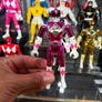 1995 Power rangers movie Bandai  metallic Rangers 6 rangers Image 8