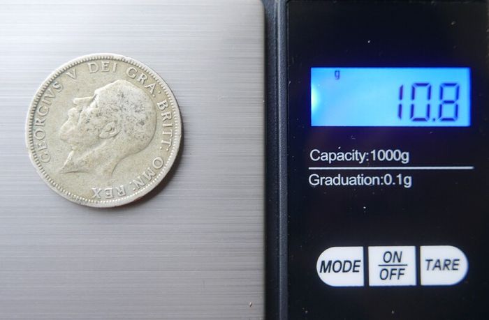 1929 George V Florin Silver Coin