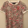 New with tag Tommy Hilfiger XS paisley printed T-Shirt created for Macy's retro Image 3