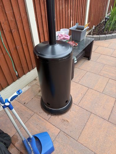 Patio heater.