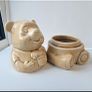 Vintage Disney Winnie the Pooh ceramic honey pot cookie jar 1988 Image 4