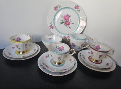 Rare Collectible Walbrzych Made in Poland Retro Tea Set
