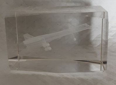 vintage laser cut concorde