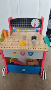 Wooden walker construction table ELC