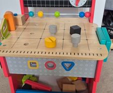 Wooden walker construction table ELC