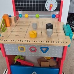 Wooden walker construction table ELC