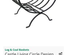 Castle Living Circle Design Folding Log Rack