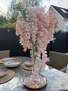glass flower arrangement