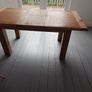 oak veneer extending dining table Image 2