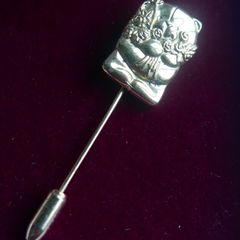 Vintage Forever Friends Stick Pin Broach Badge Andrew Goldsword Gold Tone Bear