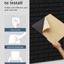 Sound Proofing Panels Self-Adhesive, 18 Pcs, Acoustic Panels for Studio, Gaming, Podcast, Theater, Echoes Absorption, Wall Decoration, Indoor Sound Quality Improvement, 12"X12"X0.4", Black Image 4