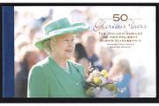 2002 Guernsey Queen Elizabeth Golden Jubilee Glorious Years Commemorative Stamp Booklet Mint Never Hinged (MNH)