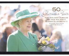 2002 Guernsey Queen Elizabeth Golden Jubilee Glorious Years Commemorative Stamp Booklet Mint Never Hinged (MNH)